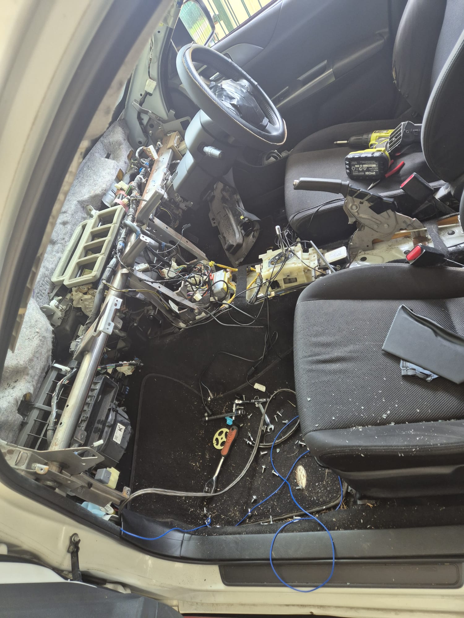 Interior before
