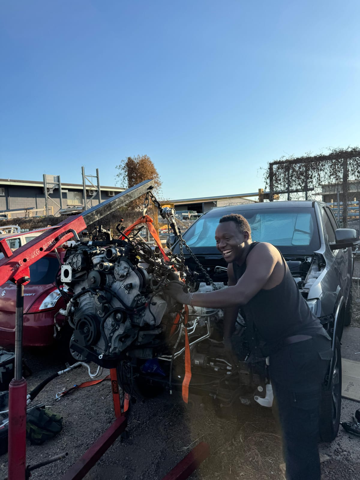 Engine removal
