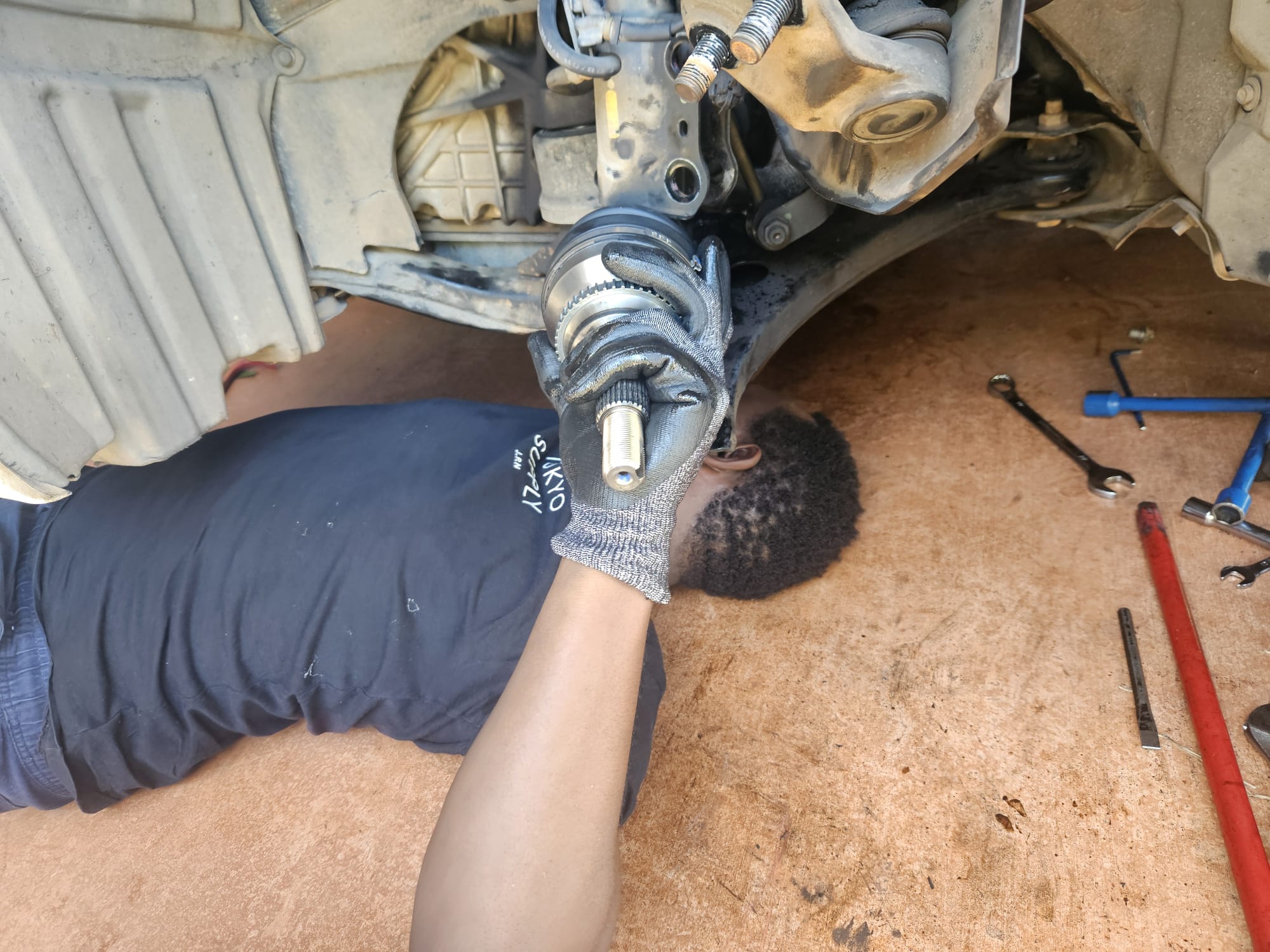 CV axle repair